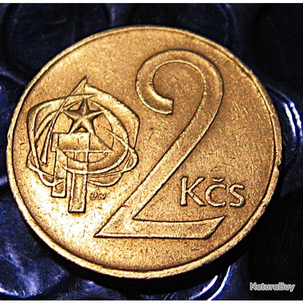 TCHECOSLOVAQUIE piece de 2 korun 1973 ttb