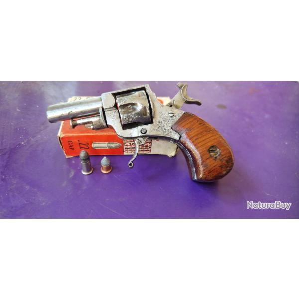 Micro  Revolver Bouldog de poche cal.22court  ou bosquette.