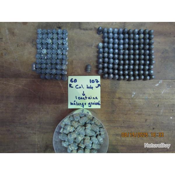 Balles ogivales spciales cal .44