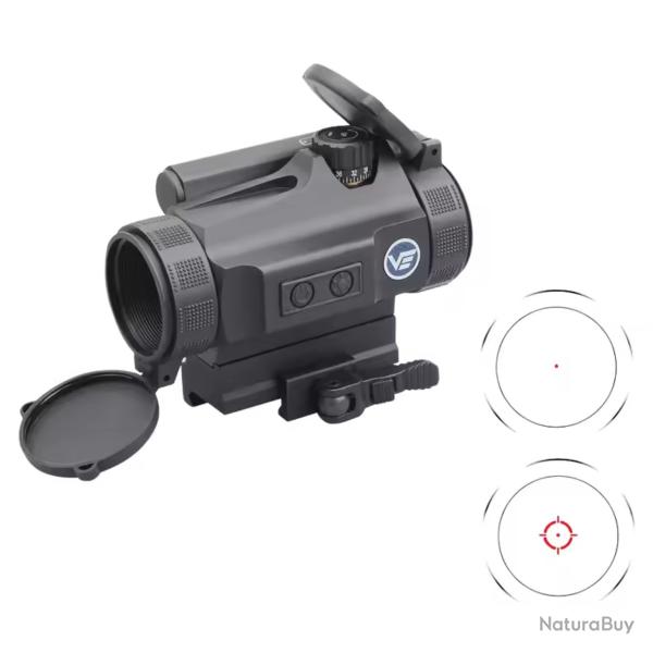 Viseur Point Rouge 1x30 - Double R�ticule 3 MOA, 11 Niveaux, Montage QD Picatinny Chasse Tir