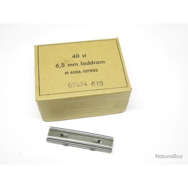 Boite vide pour 40 lame chargeur Mauser Suedois 6.5 x 55 avec une lame