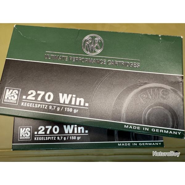 RWS KS - 270win - 150gr
