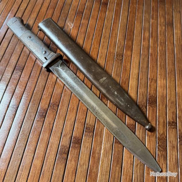 BA�ONNETTE ALLEMANDE MAUSER k98 WW2 de 1937 E.UF. H�RSTER MONOMATRICULE