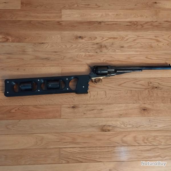 !!!NOUVEAUT 2025!!!Crosse d'paule avec double support de barillet pour 1858 Remington.