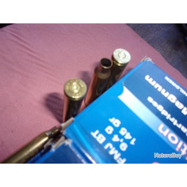 80  douilles calibre    300 Winchester Magnum marque  PARTIZAN