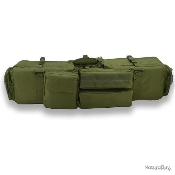 �TUI TACTIQUE POUR ARMES LONGUES + ARMES DE POING ET ACCESSOIRES - VERT - LIVRAISON GRATUITE