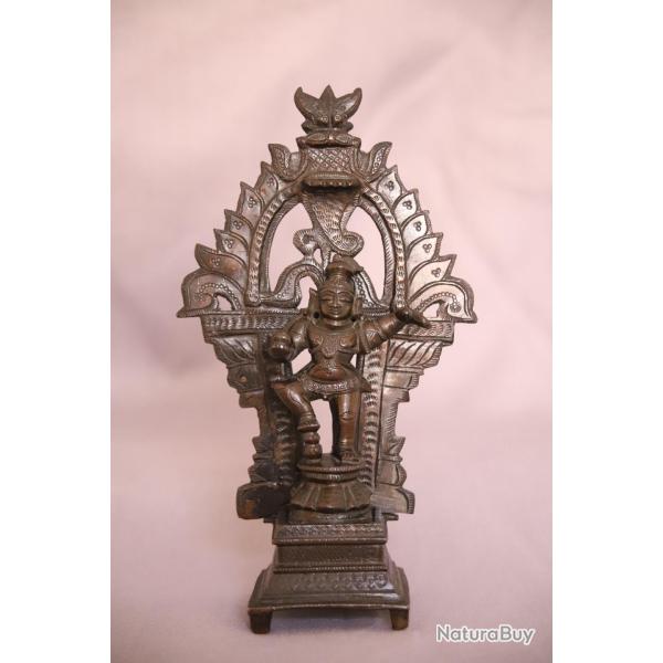 Bronze indien repr�sentant krishna dansant - Inde, 19�me d�but 20�me si�cle