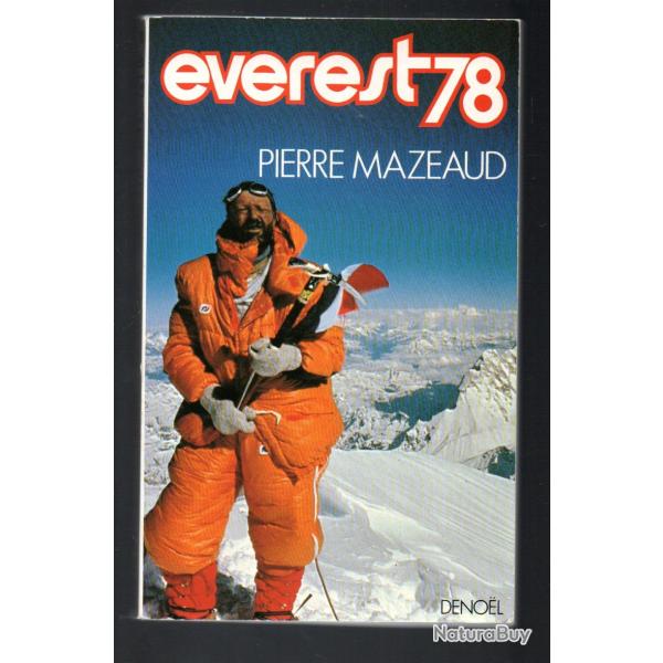 everest 78 de pierre mazeaud   . montagne , verest
