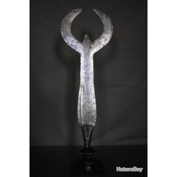 Sabre fauccile double - Populations Ngomb�, Doko... Congo RDC, 1�re moiti� 20�me si�cle (2)