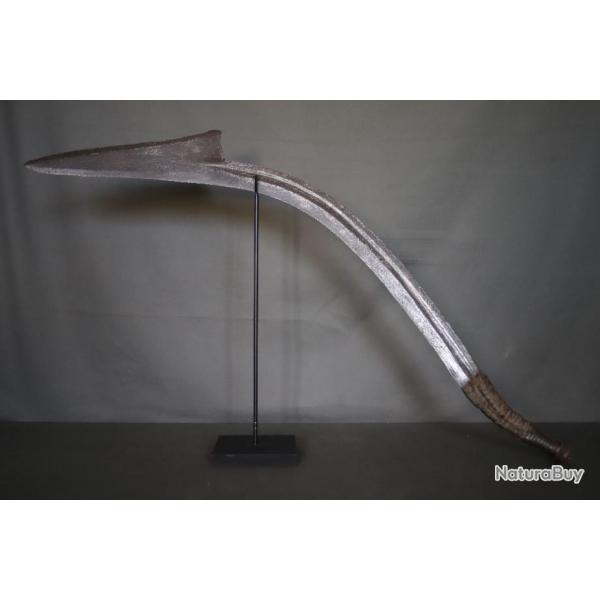 Grand sabre faucille - Populations Zand�, Congo RDC, d�but 20�me si�cle ou ant�rieur