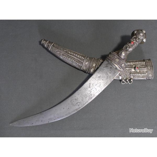 Dague jambiya (dharia) - Arabie Saoudite ou Yemen, fin 19�me d�but 20�me