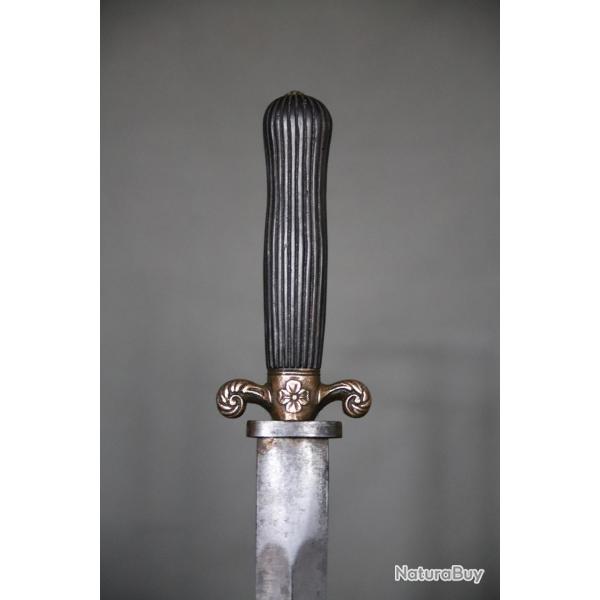 Longue dague � lame double tranchants - France, fin 18�me d�but 19�me si�cle