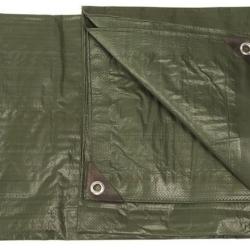B&acirc;che agricole olive 2.85x4 m avec oeillets