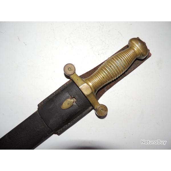 GLAIVE POMPIERS MODELE 1855 / DIRECT GRENIER / + FOURREAU + GOUSSET