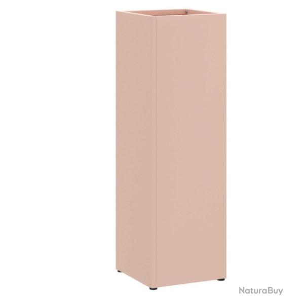 Porte-parapluie Rose 15,5 x 15,5 x 49cm Acier rangement accessoires pratique design polyvalent