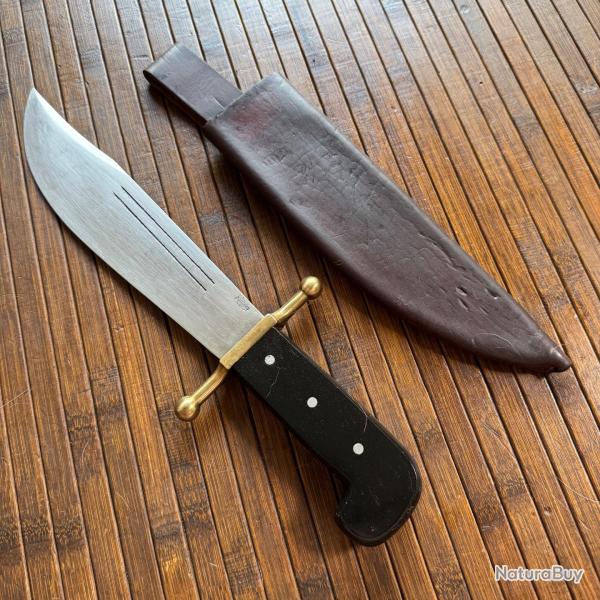 TRS RARE COUTEAU V-44 DE SURVIE ET DE COMBAT POIGNARD BOWIE KINFOLKS U.S ARMY WW2
