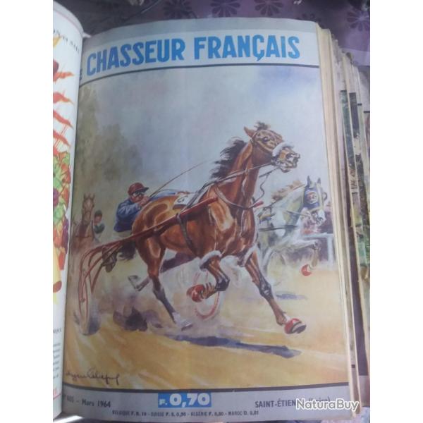Chasseur franais reli anne 1964 et 1967 relis en bon tat