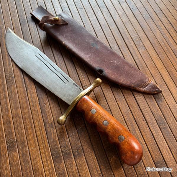 TRS RARE COUTEAU V-44 POIGNARD BOWIE CASE XX DE COMBAT ET SURVIE PILOT U.S ARMY WW2 