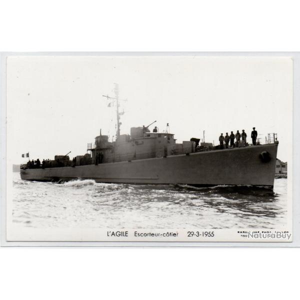 CPA - MARINE DE GUERRE - LAGILE Escorteur-cotiet 29-3-1955 N�1206