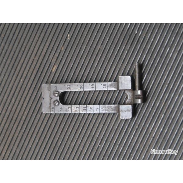 Hausse avec son axe pour fusil Kropatschek 1886 REF 119/2025