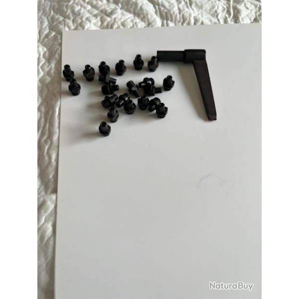 cl� et  chemin�e poudre noire