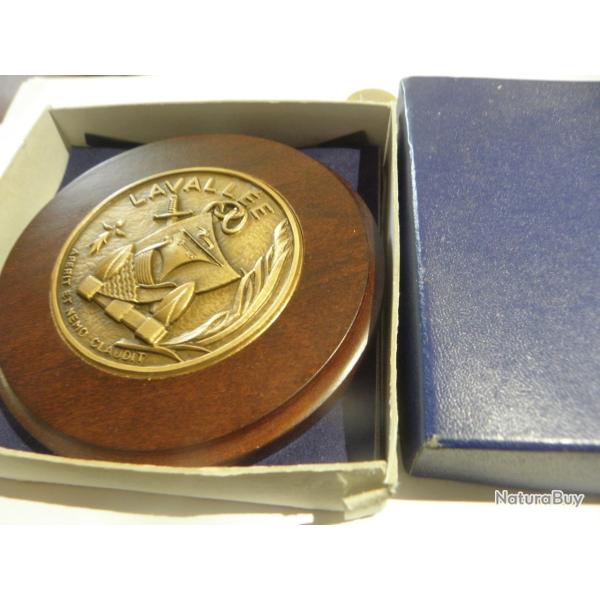 plaque bois metal LAVALLE dai 12 cm