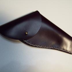 &eacute;tui cuir pour revolver bulldog 320 /  broche style 7 mm