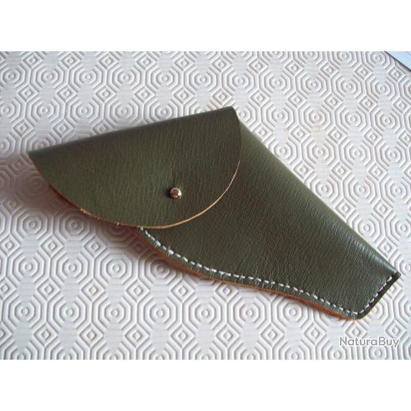 tui cuir pour revolver bulldog 320/380  broche style 7 mm