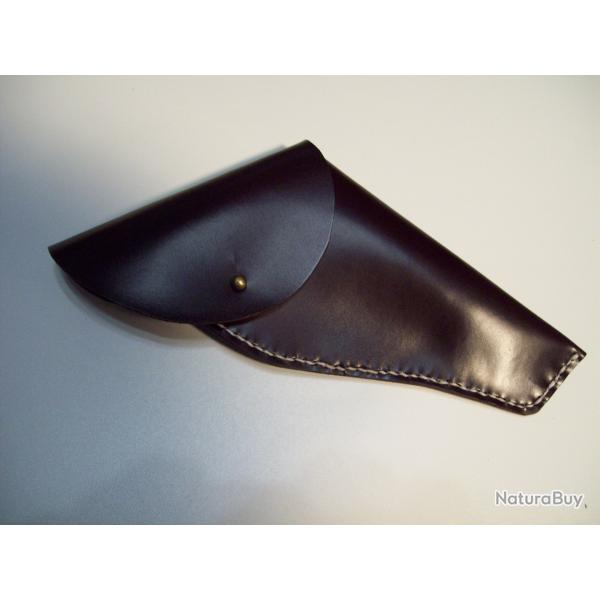 �tui cuir pour revolver bulldog 320 /  broche style 7 mm