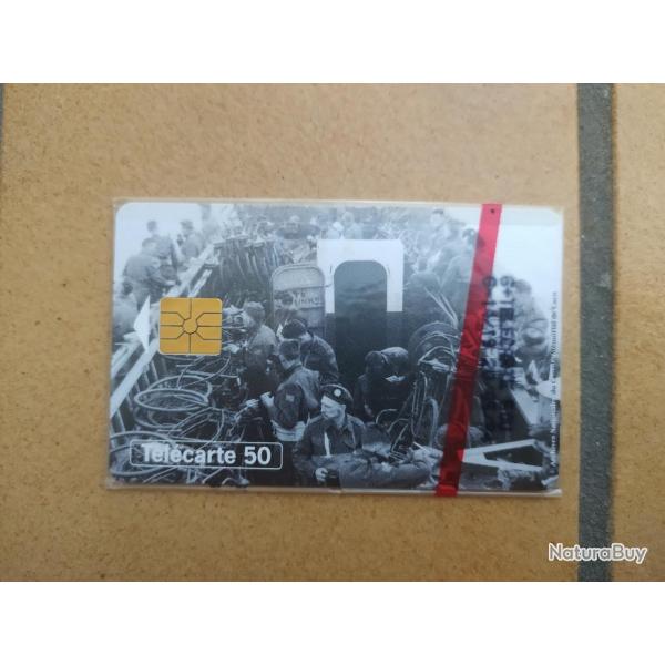 TELECARTE 50 ANS DU D-DAY 1944-1994 DEBARQUEMENT FLOTILLE ROUTE VERS LES COTES NEUF EMBALLEE
