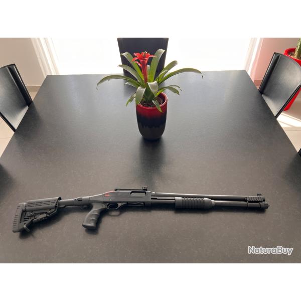 Fusil � Pompe Winchester SXP Defender Xtrem Crosse Pliante et Canon Ray�.
