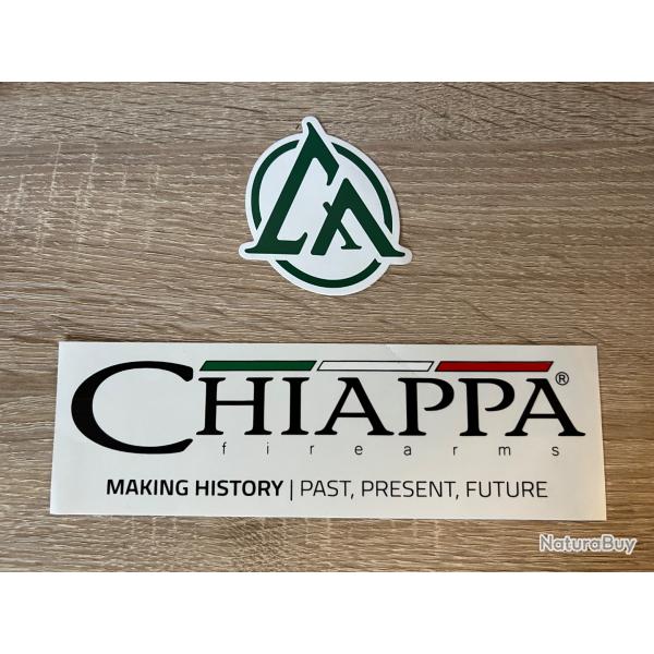 Deux autocollants Chiappa