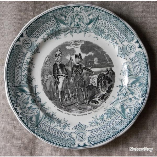 Assiette Vintage - Napol�on � Toulon en 1793