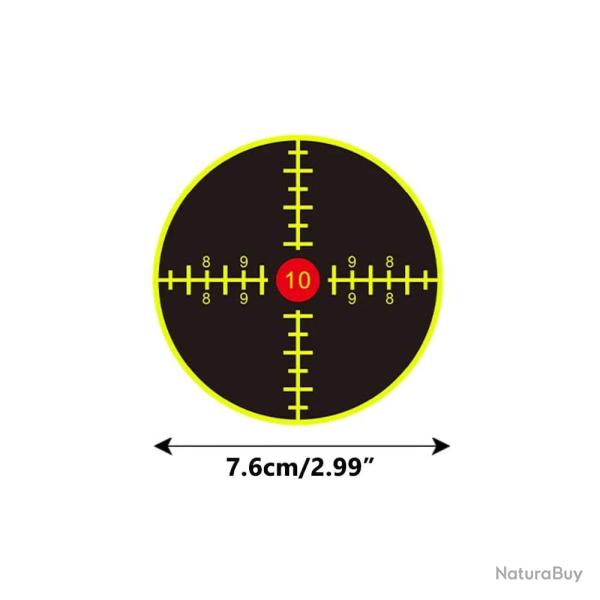 Cible r�active autocollant 200 pcs Tactical World - 200pcs C