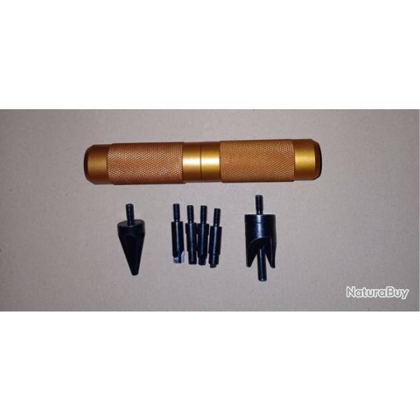 VENDU OUTILS DE NETTOYAGE DES DOUILLES / PUITS D'AMORCES / CHANFREINS / EBAVURAGE (Small and Large