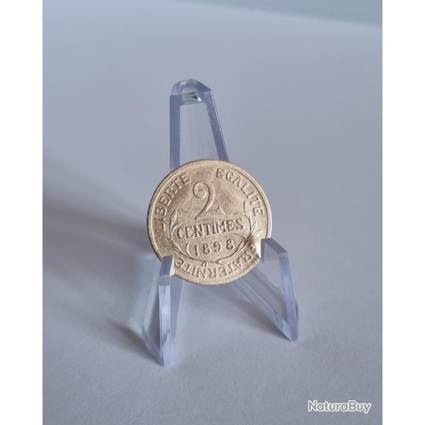 Rare et De Qualit� : 2 Centimes 1898 Daniel-Dupuis