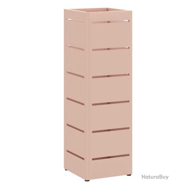 Porte-parapluie Rose 15,5 x 15,5 x 49 cm Acier pratique design polyvalent rangement d�coration