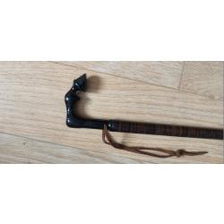 Canne souple casse t&ecirc;te avec embout pied de cheval