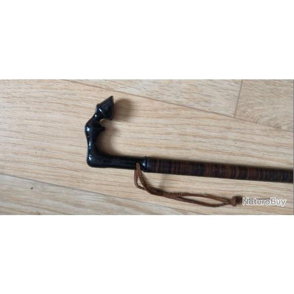 Canne souple casse t�te avec embout pied de cheval