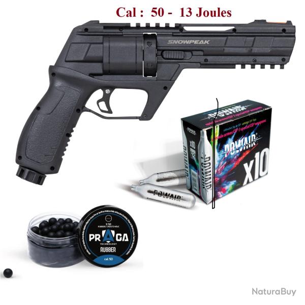 Pack  Revolver  CP300  Snowpeak  Co2 Cal 50 - 13 Joules