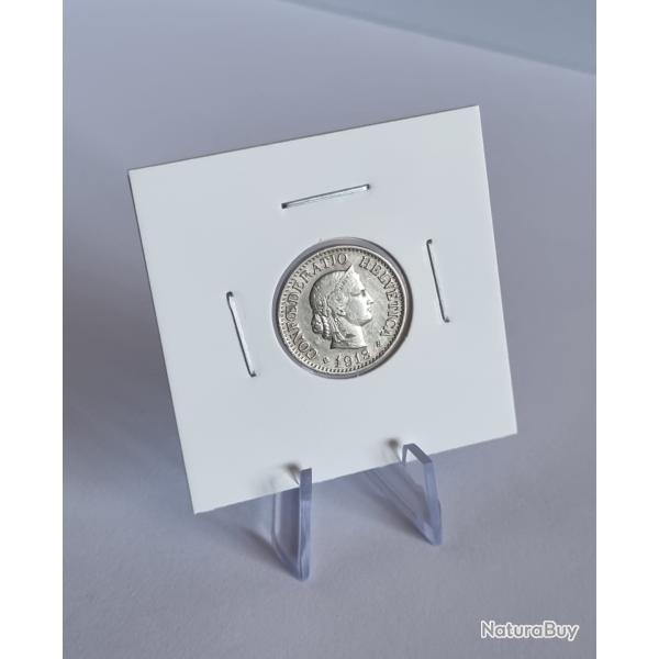 De Qualit� : 10 centimes T�te de Libertas 1913 Suisse CONF�DERATIO HELVETICA