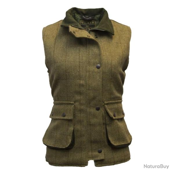 Gilet tweed clair Campagne chic au f�minin