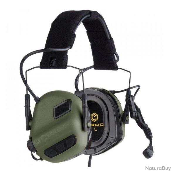 Casque anti-bruit Earmor M32 Plus - Vert Olive
