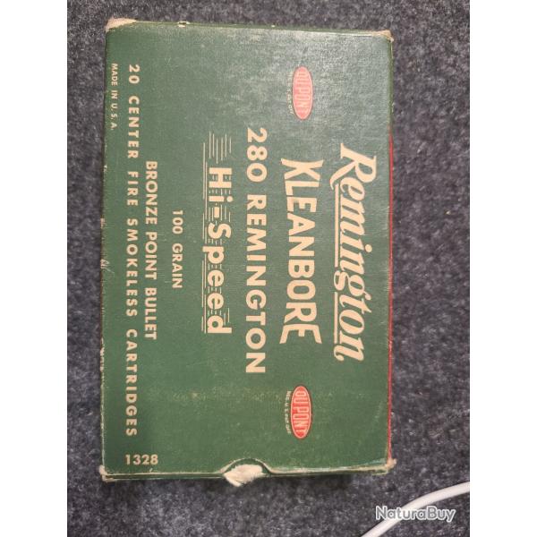 Munition remington 280 rem 100 grains