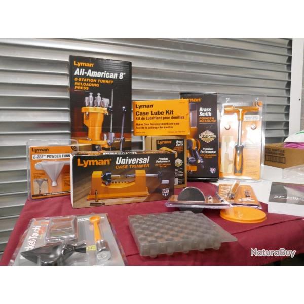 kit presse de rechargement LYMAN ALL AMERICAN 8