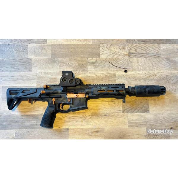 OCCASION EXECPTIONNELLE DANIEL DEFENSE PDX 7" 300BLK / EOTECH XPS2-300BLK /MODERATEUR ASE UTRA