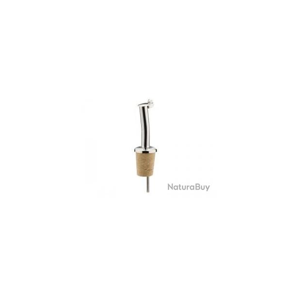 Bouchon verseur lige, avec clapet, inox.