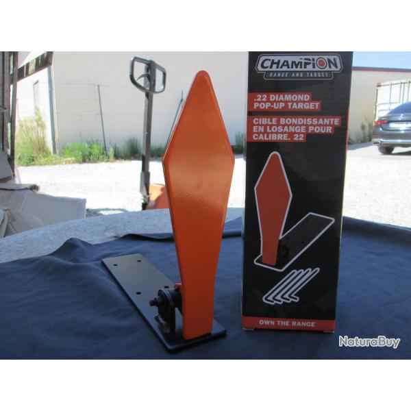Cible M�talique basculante et qui se redresse pour cal 22LR