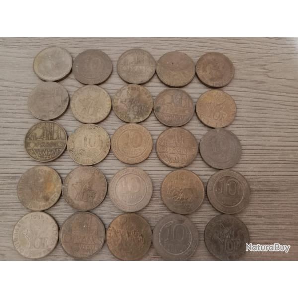 pi�ces de 10 francs