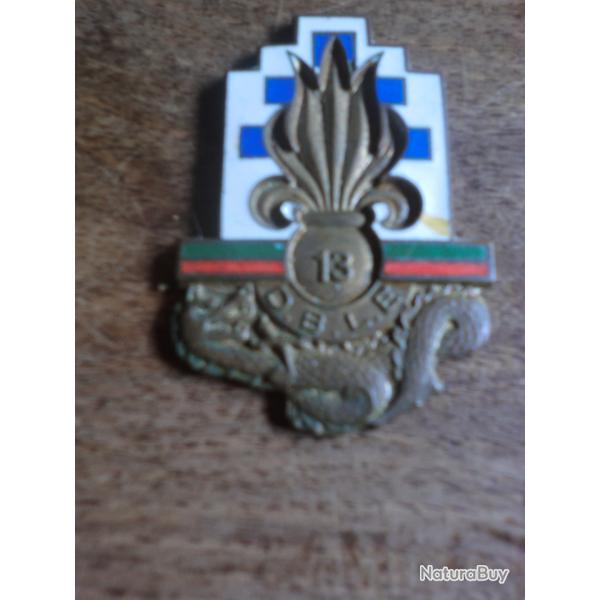 insigne 13� DBLE  l�gion �trang�re  / drago paris
